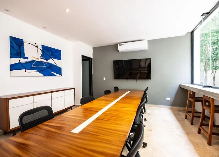 2br Retreat Rooftop Pool Gym Movie Theatre Apartment Tulum